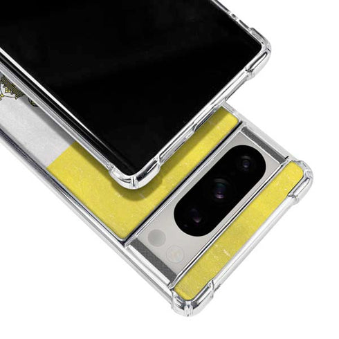 Vatican City Flag Distressed Google Pixel 8 Pro Clear Case